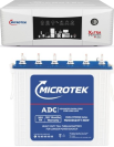 Microtek XXtra Power vTURBO NEW 1600 12V SW Pure Sine Wave Inverter + Microtek Dura Strong MTK2003624TT 200Ah/12V Inverter Battery
